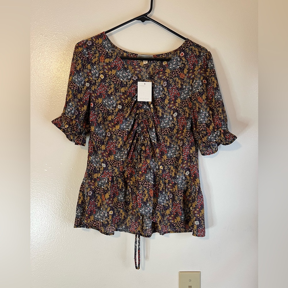 NWT Floral Top